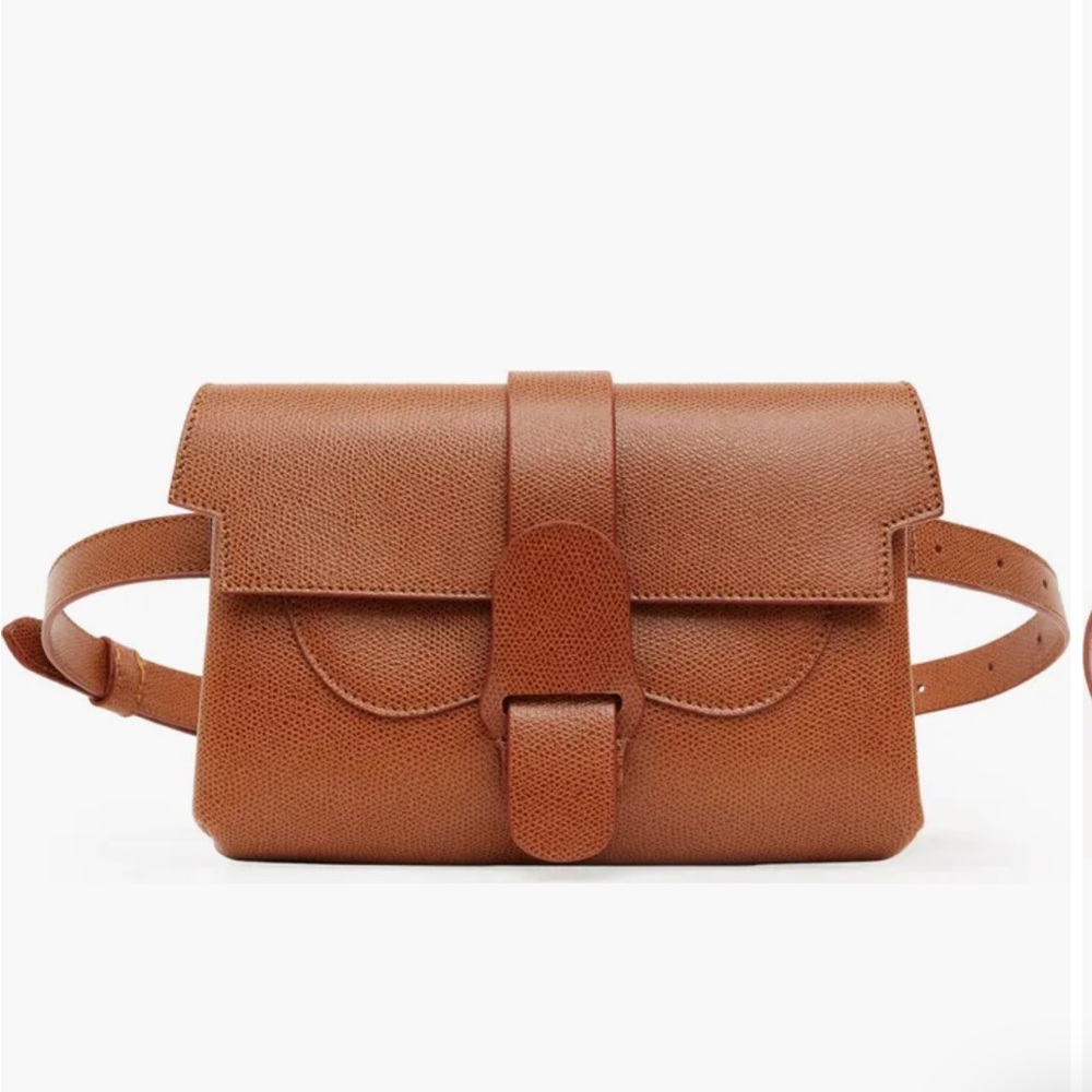 Aria Belt Bag Pebbled Leather 5-Way Convertible Handbag